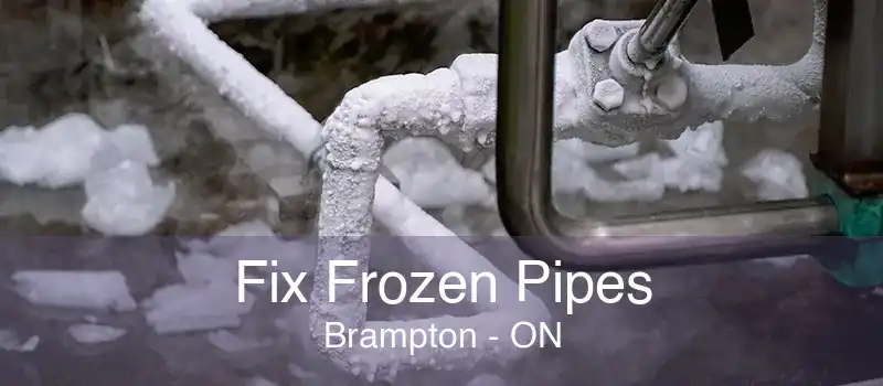 Fix Frozen Pipes Brampton - ON