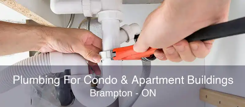 Plumbing For Condo & Apartment Buildings Brampton - ON