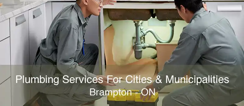 Plumbing Services For Cities & Municipalities Brampton - ON