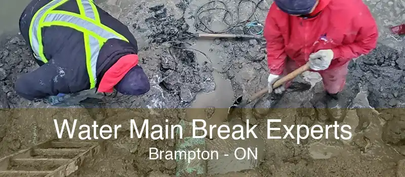 Water Main Break Experts Brampton - ON