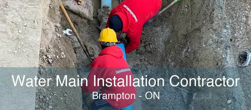 Water Main Installation Contractor Brampton - ON